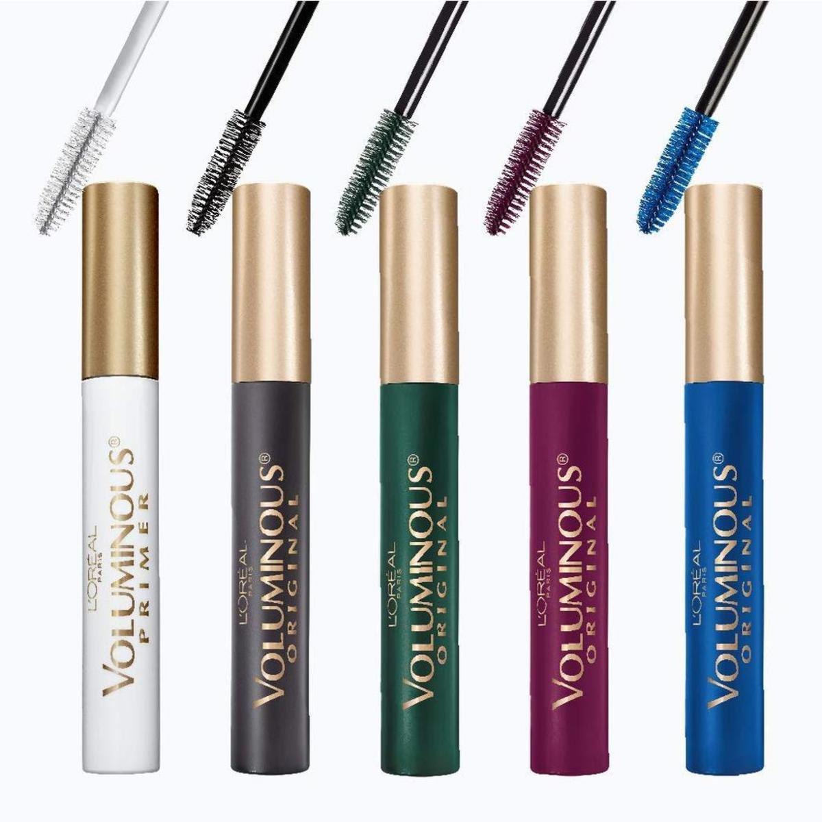 L’Oreal Paris Voluminous Original Washable Bold Eye Mascara available colors.